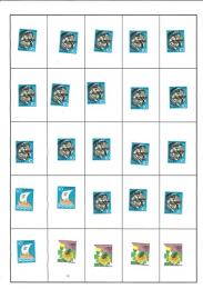 【超特価89%販売】別納郵便支払い用台紙貼り切手　10円×250枚　2,500円分