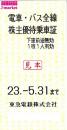 【新券】東京 急行電鉄/東急電鉄 株主優待乗車証回数券式 2024年5月31日まで