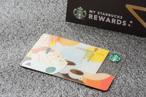 スターバックスのギフトカードの種類や金額