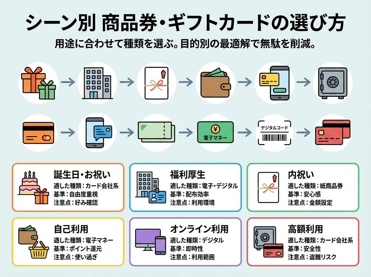 シーン別おすすめの選び方