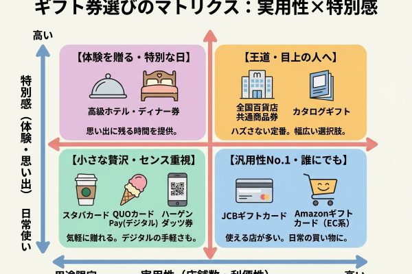 おすすめのギフトカードを紹介【2025年最新】金券のプロが教える「本当に喜ばれる」選び方とマナー