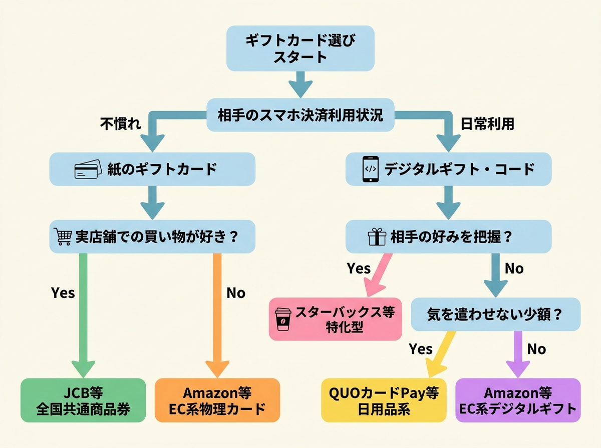 生活圏・決済習慣別のおすすめ券種フロー