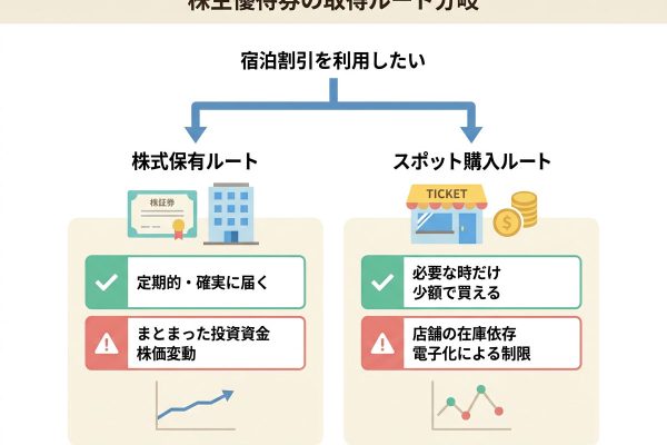 ホテルの株主優待は本当にお得？金券ショップでの購入と株式保有のコスト・実質割引効果を徹底比較