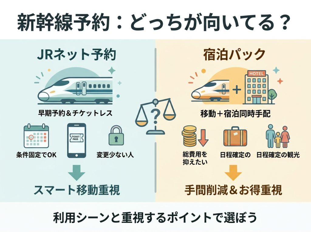新幹線チケットを格安で買いたいときの判断ポイント