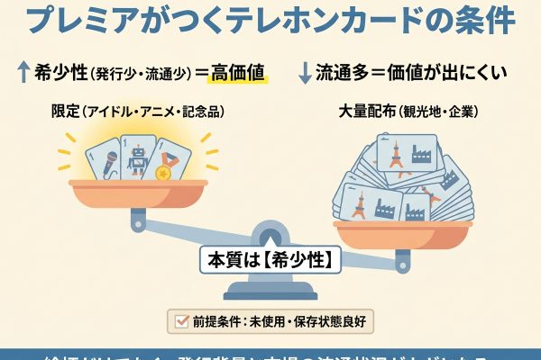 テレホンカードの価値はどこで決まる？判断基準と4つの選択肢