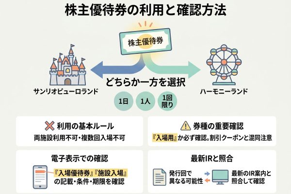 ピューロランドの株主優待券は何に使える？予約・期限・入場方法の確認点