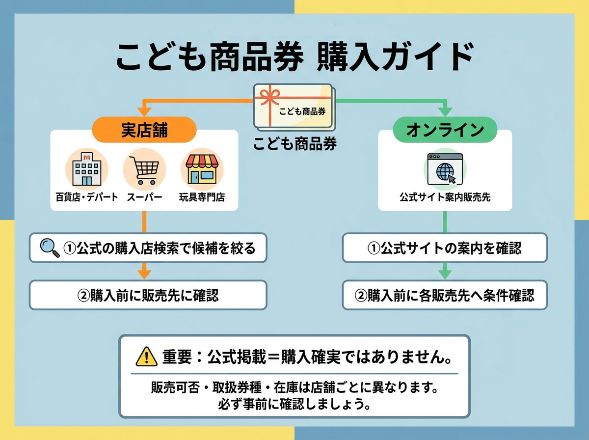 こども商品券 購入ガイド