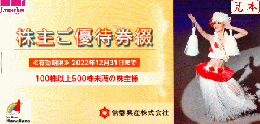 ※切離し買取不可　常磐興産優待冊子 スパリゾートハワイアンズ(入場券6枚)　24/12/31