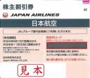 JAL(日本航空)株主優待券 5月発行(有効期限:2024.6.1〜2025/11/30ご搭乗)