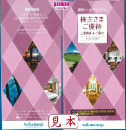 西武鉄道 株主施設利用優待券冊子【1,000円共通割引券3枚付】　24/11/30