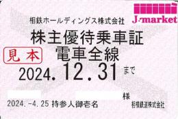 相模鉄道/相鉄 定期券式(電車全線乗り放題) 2024年12月31日