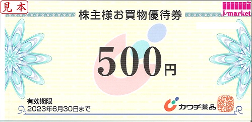 カワチ薬品　株主優待優待券/割引券