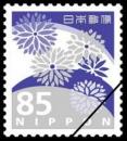 弔事用85円普通切手 花文様 100枚シート