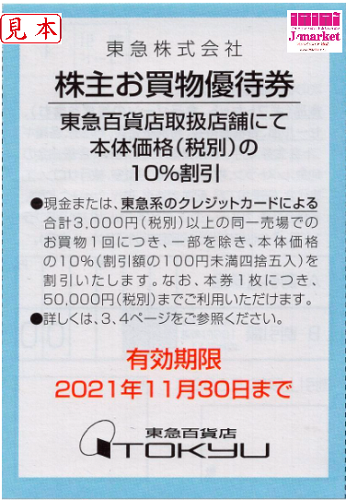 【西武HD】株主優待共通割引券10枚組