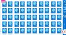 【特殊切手　シール切手 シンプル　グリーティング　 63円×50枚シート】令和2年4月15日発行