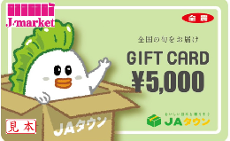 JAタウンギフトカード　5,000円