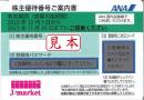 ANA(全日空)株主優待券11月発行(有効期限:2022/12/1～2023/11/30)