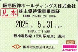 【大特価】阪急阪神HD/阪神電車　株主優待乗車証定期券式　2025年5月31日まで