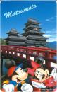 ディズニー観光地シリーズNO,19　長野　松本　テレカ/テレホンカード50度　