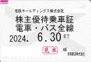 相模鉄道/相鉄　株主優待乗車証定期券式 (電車・バス全線)　2024年6月30日まで