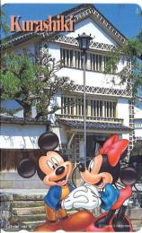 ディズニー観光地シリーズNO,29　岡山　倉敷　テレカ/テレホンカード50度　