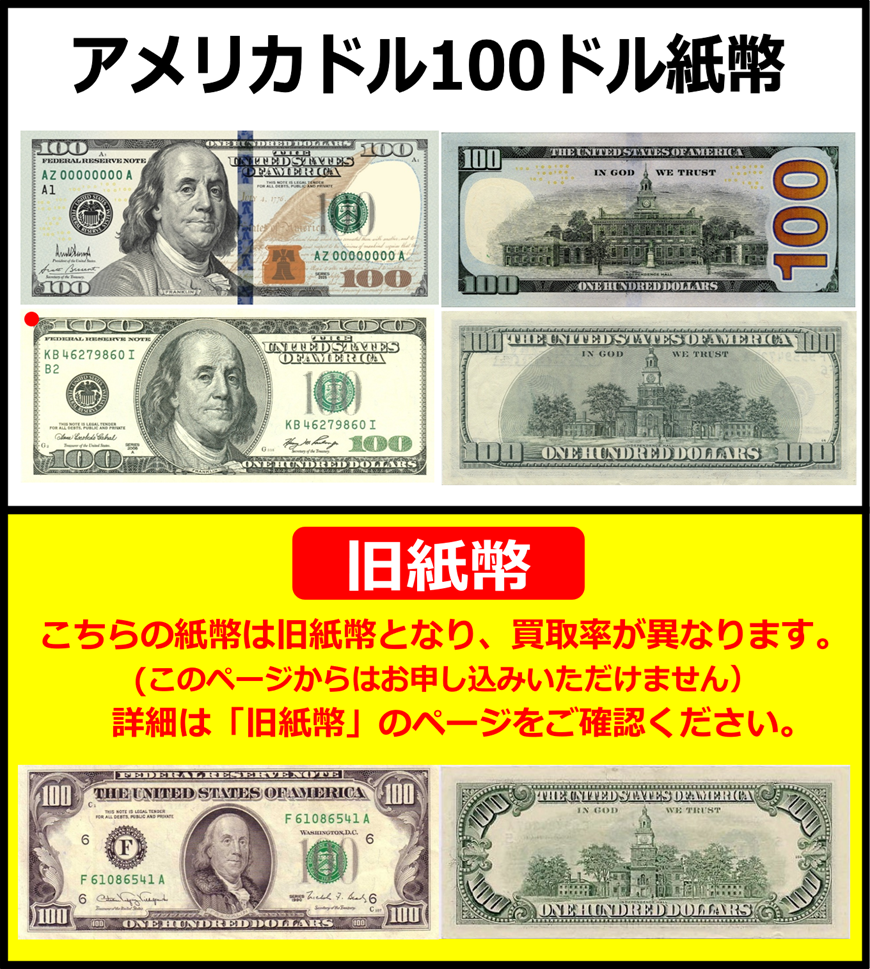 100 ドル いくら